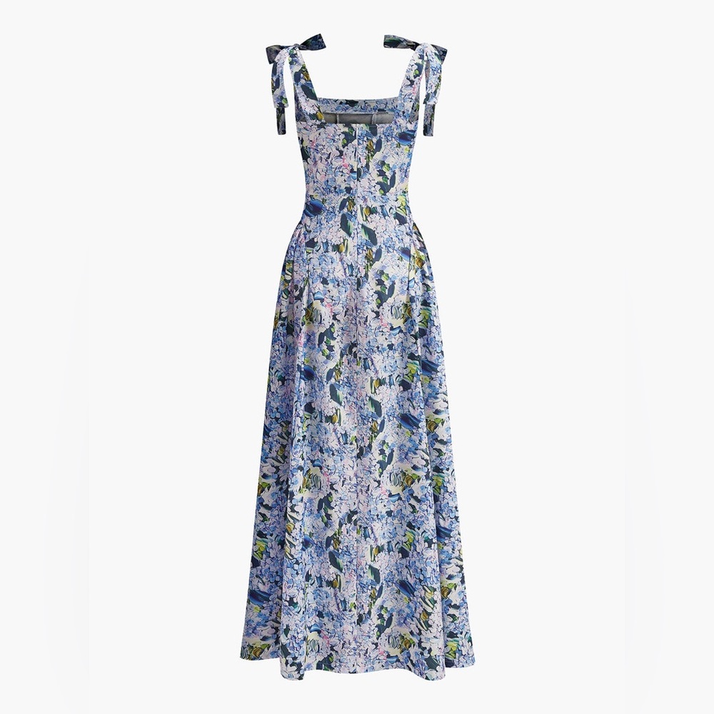 Commense Floral Print Tie Strap Dress. Size M. NWT. MSRP $50